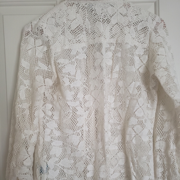 Lace button up shirt - Picture 3 of 5